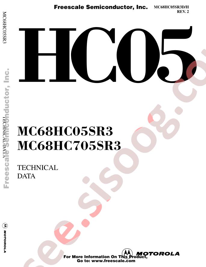 68HC705SR3