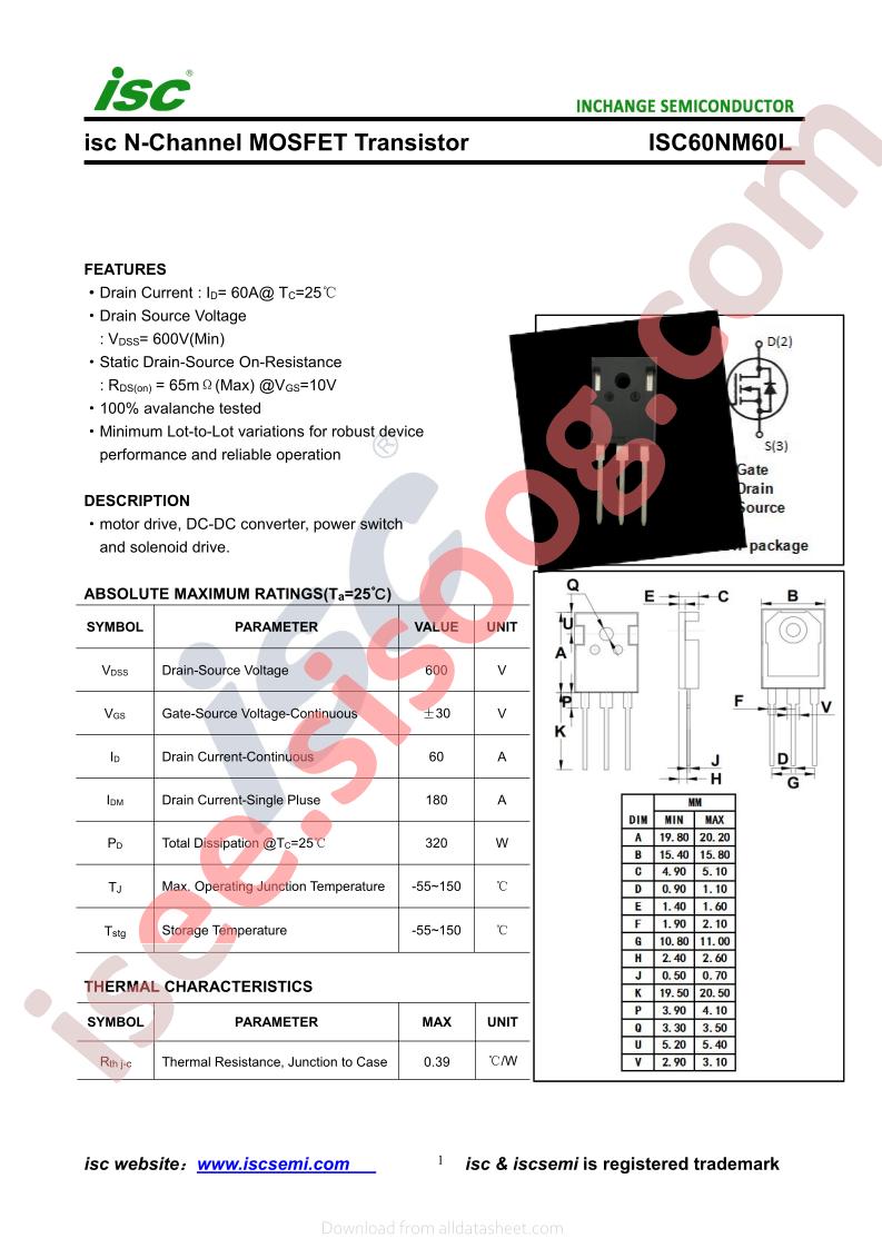 ISC60NM60L