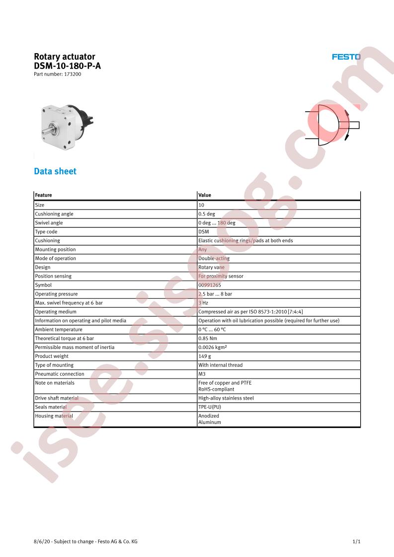 DSM-10-180-P-A