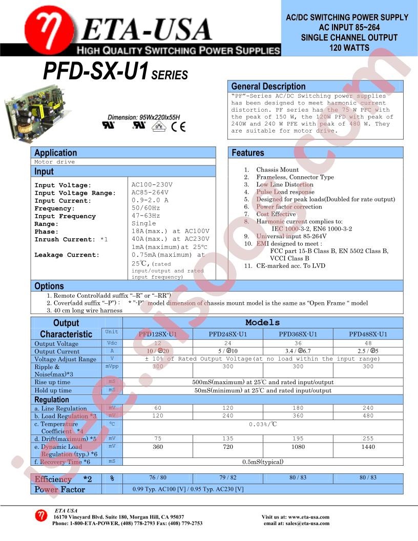 PFD-SX-U1