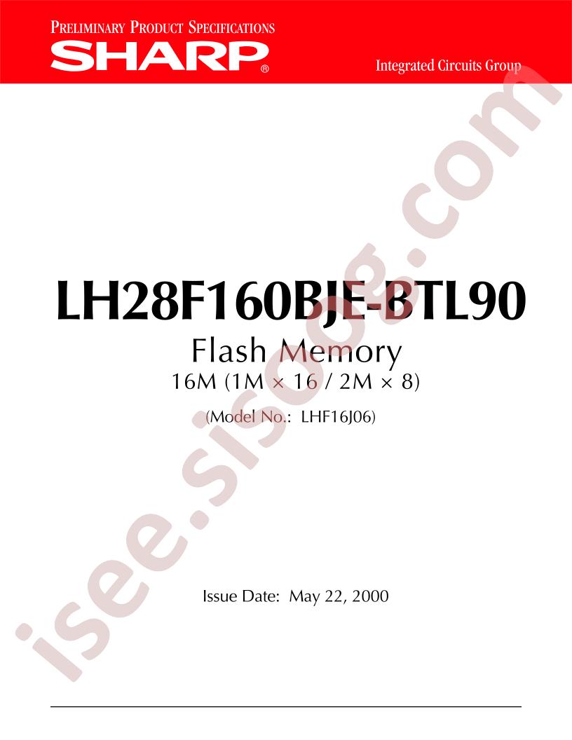 LH28F160BJE-BTL90