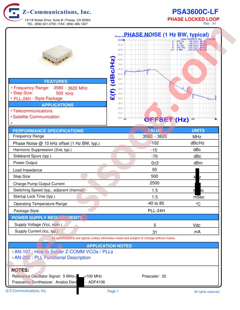 PSA3600C-LF