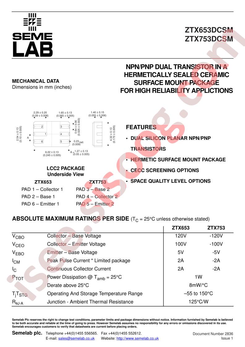 ZTX753DCSM