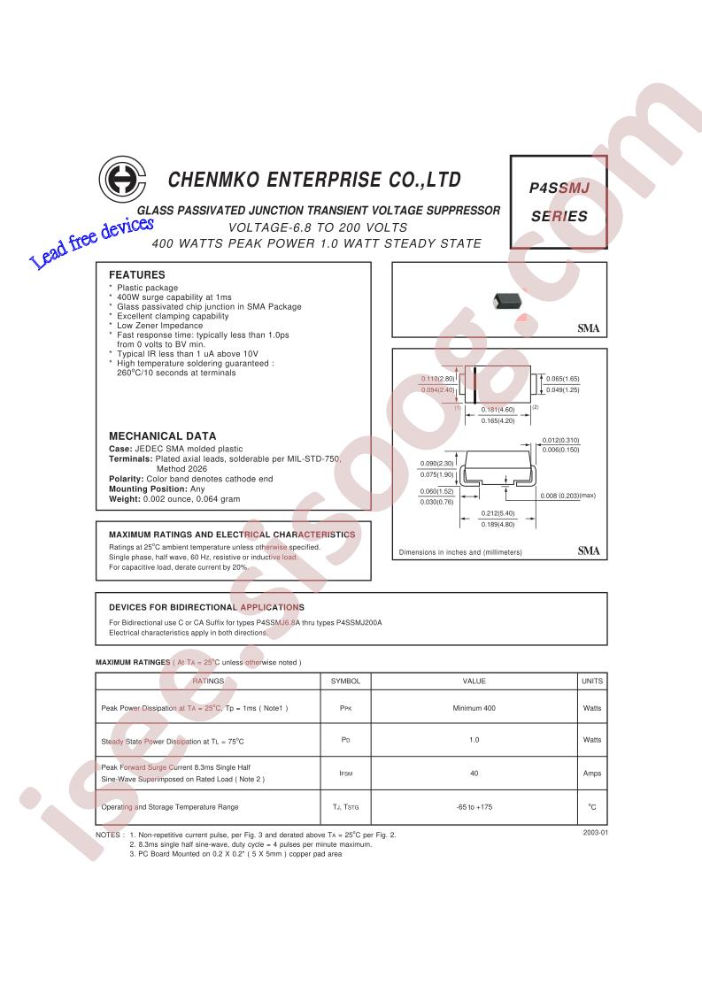 P4SSMJ150APT