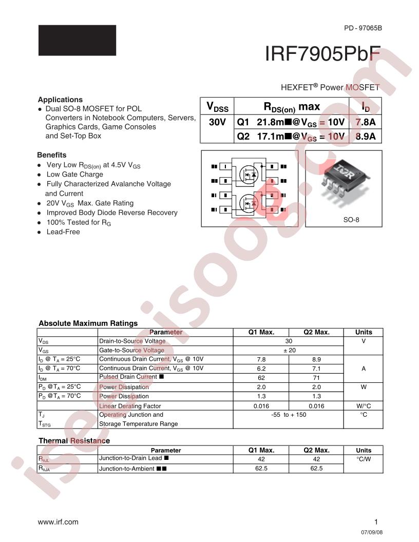 IRF7905PBF_08