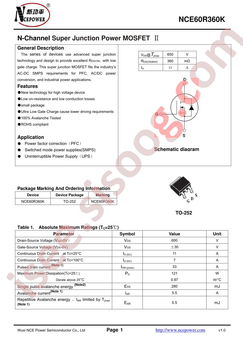 NCE60R360K