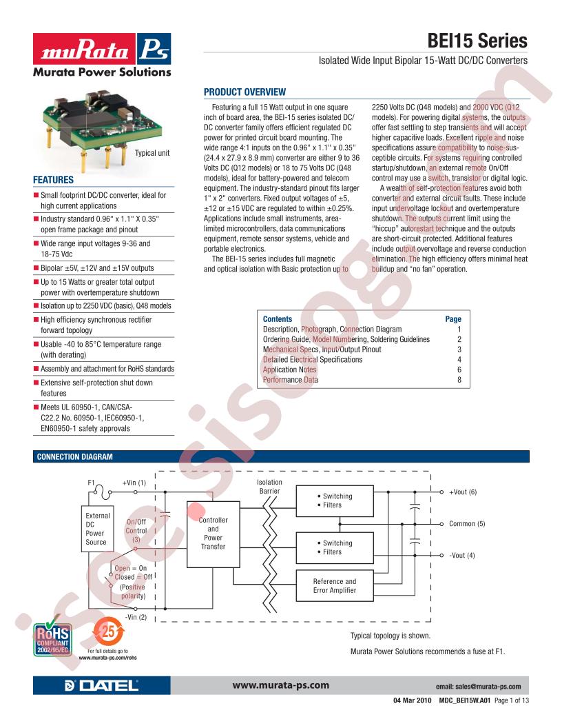 BEI15-050-Q48PL2-C