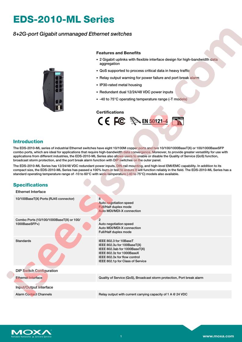 EDS-2010-ML-2GTXSFP-T