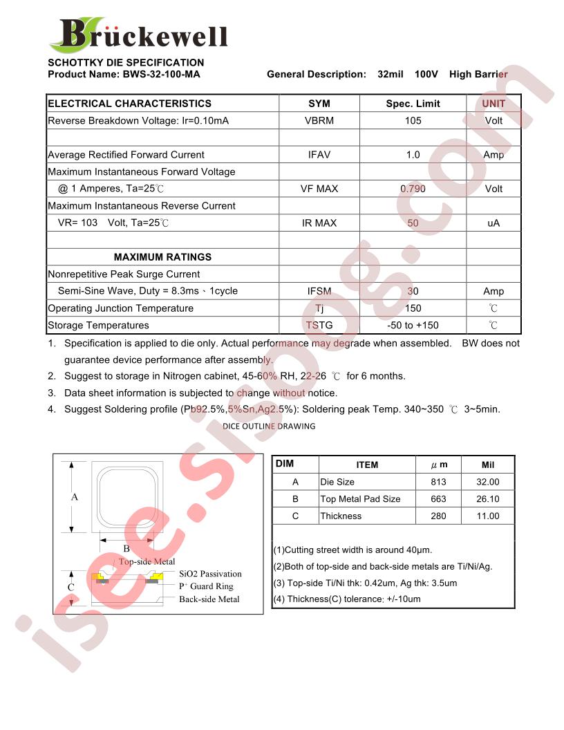 BWS-32-100-MA