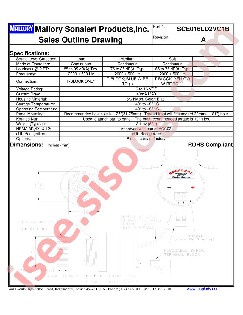 SCE016LD2VC1B