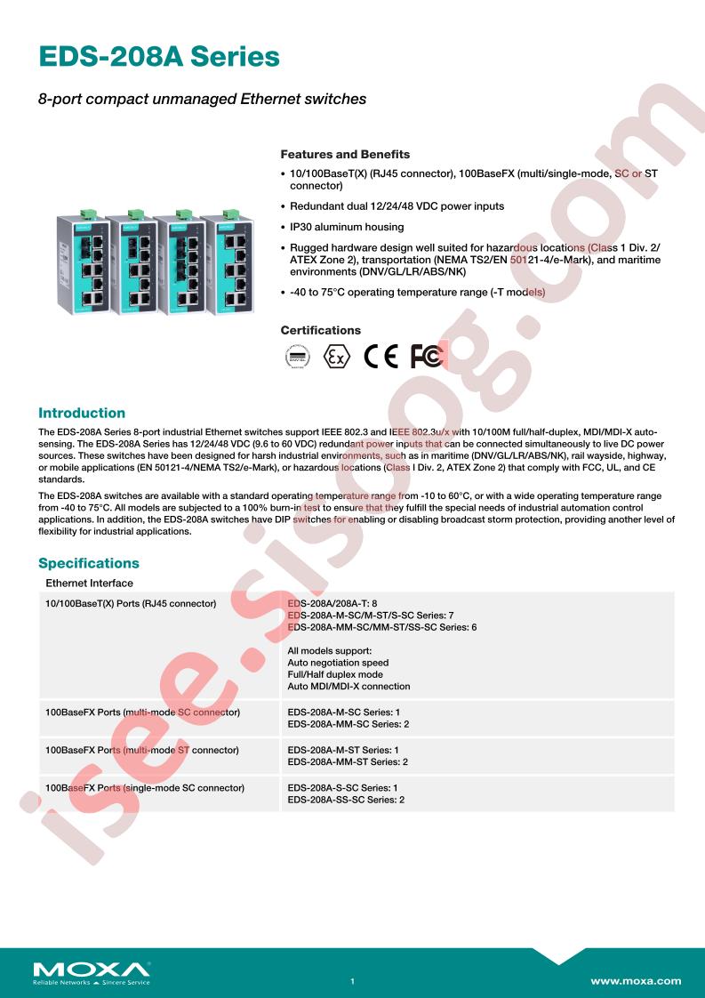 EDS-208A-M-SC