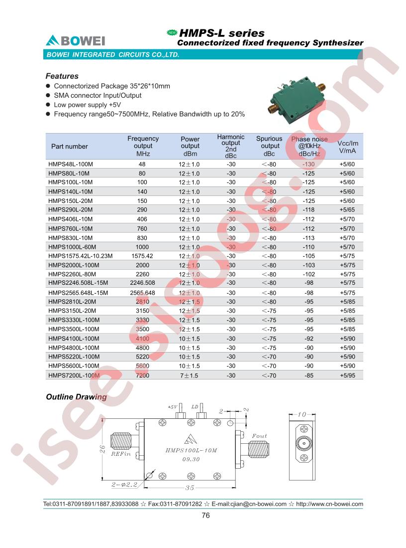 HMPS5600L-100M