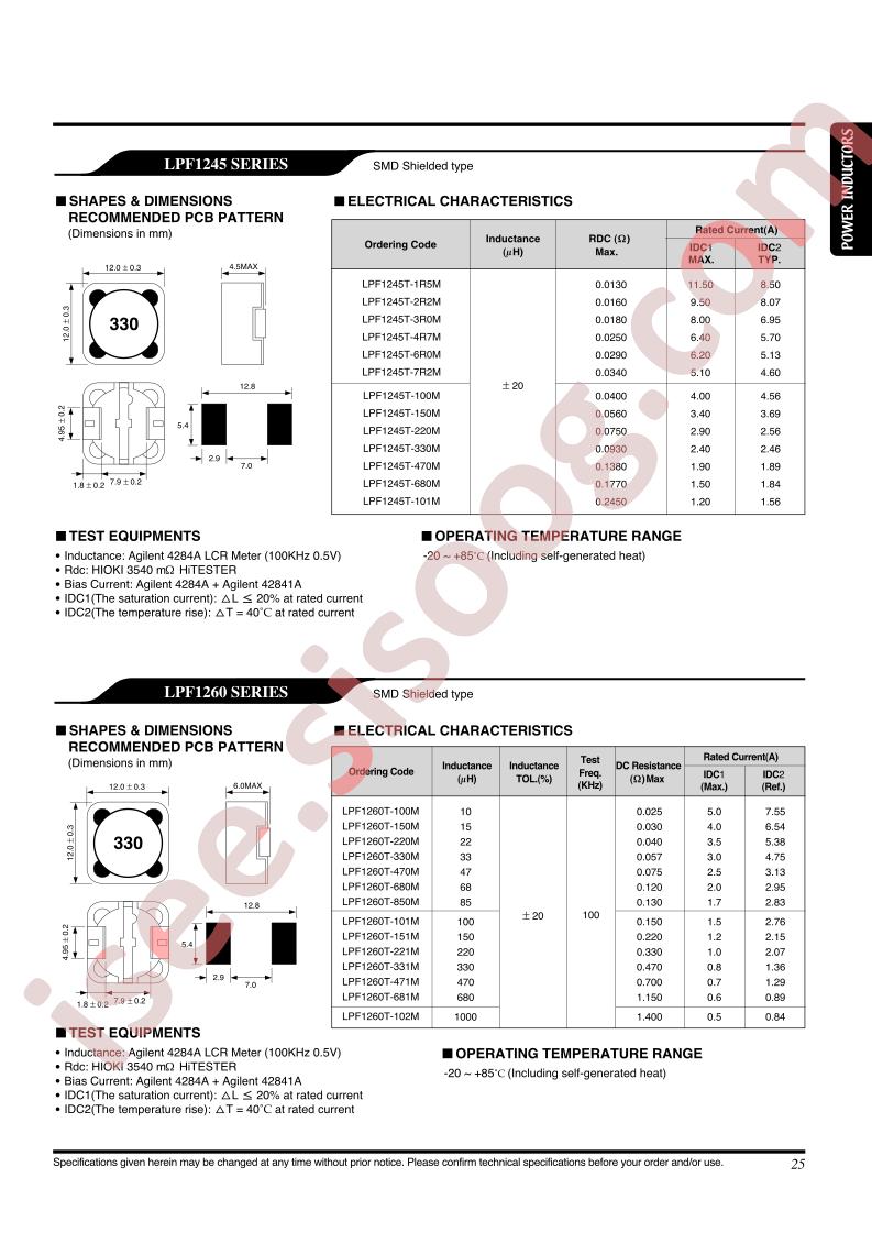 LPF1260T-100M