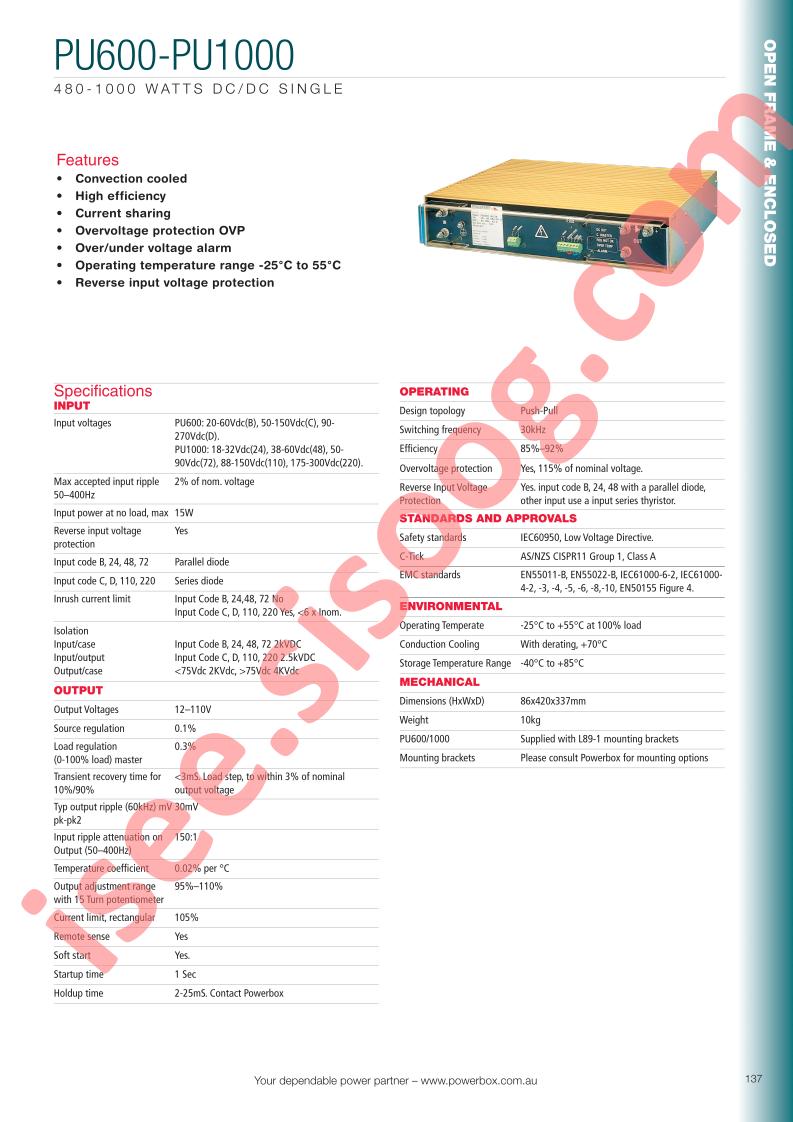PU600B13.8