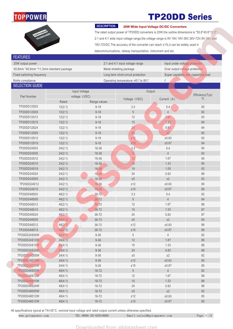 TP20DD12D15