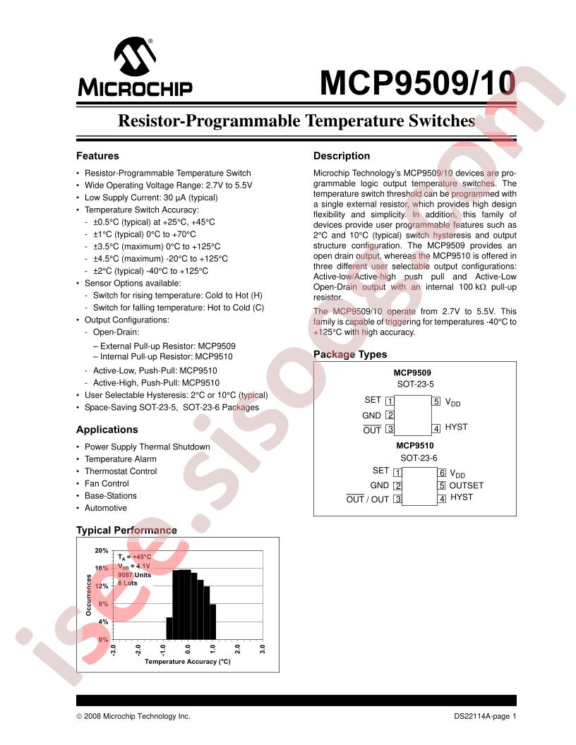 MCP9509HT-EOT