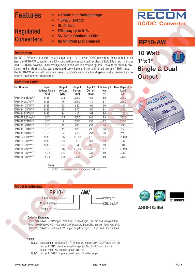 RP10-2412SAW