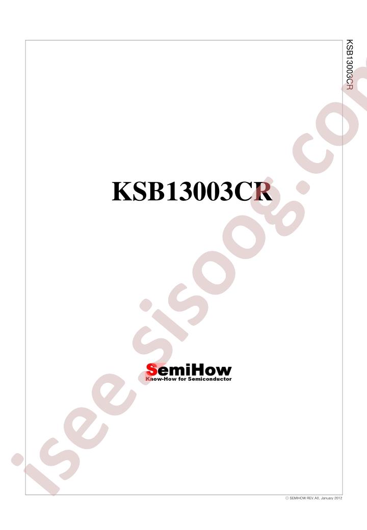 KSB13003CR