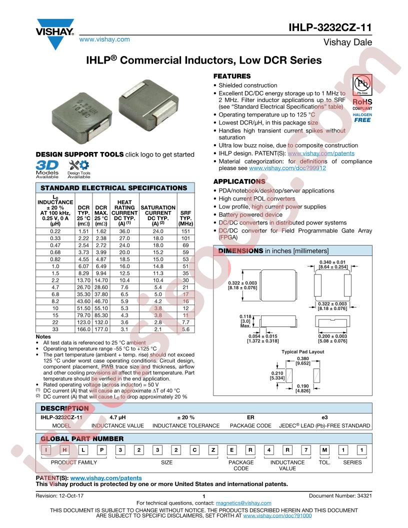 IHLP-3232CZ-11