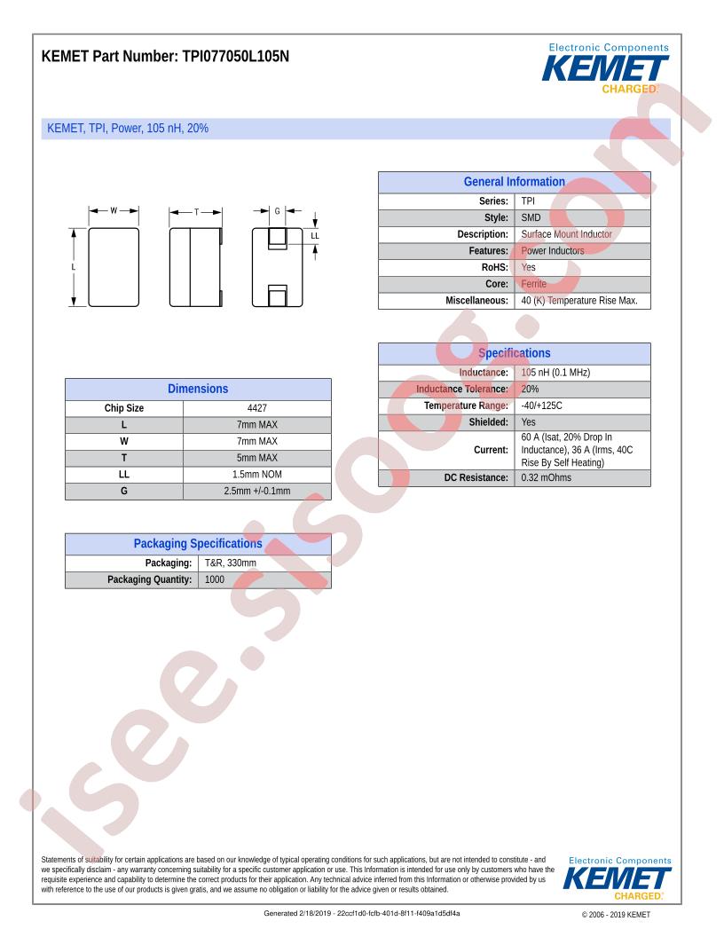 TPI077050L105N