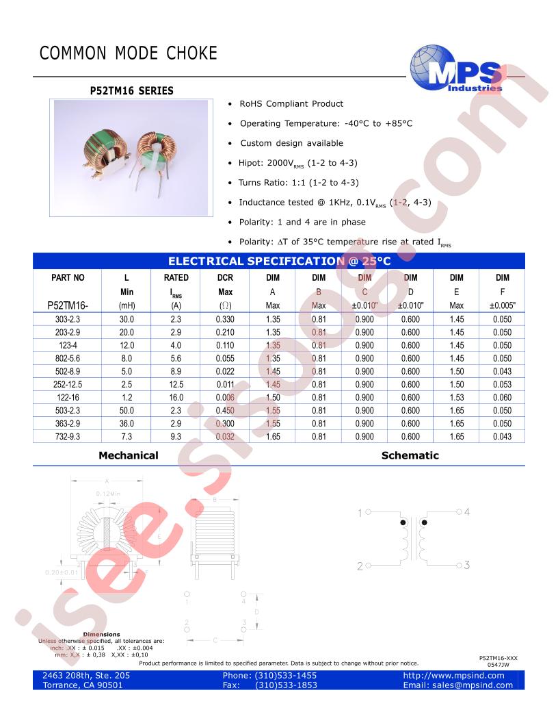 P52TM16-203-2.9