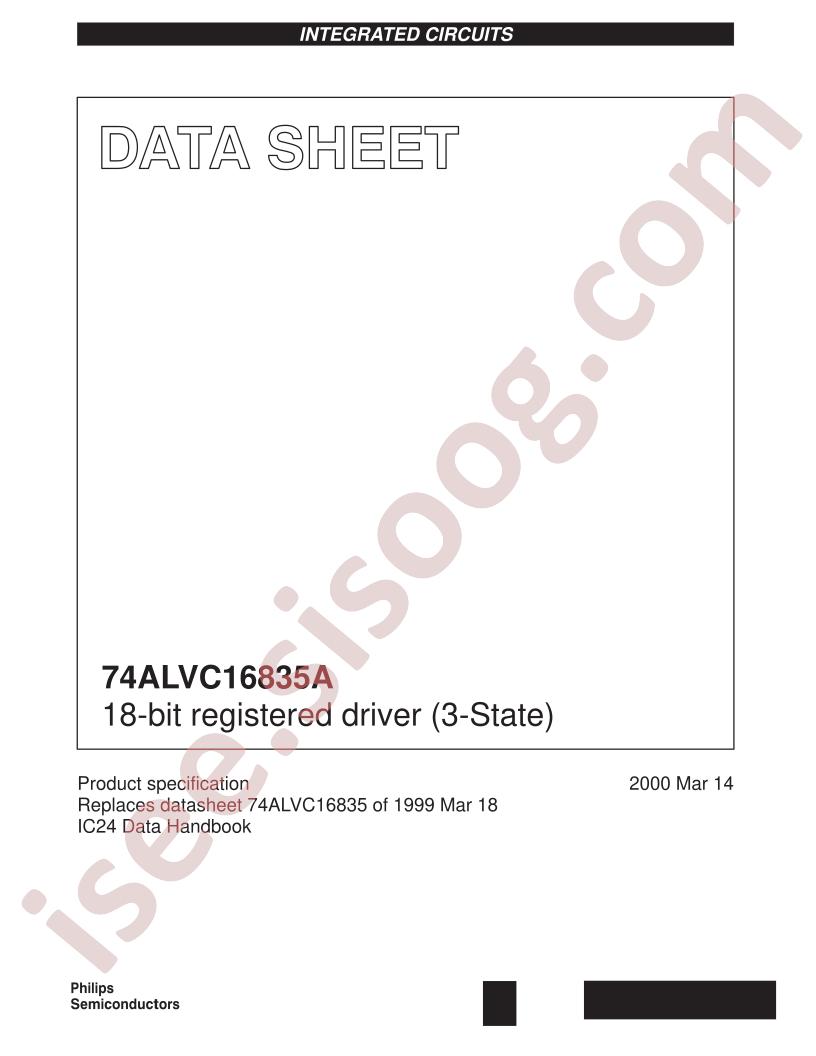 74ALVC16835A