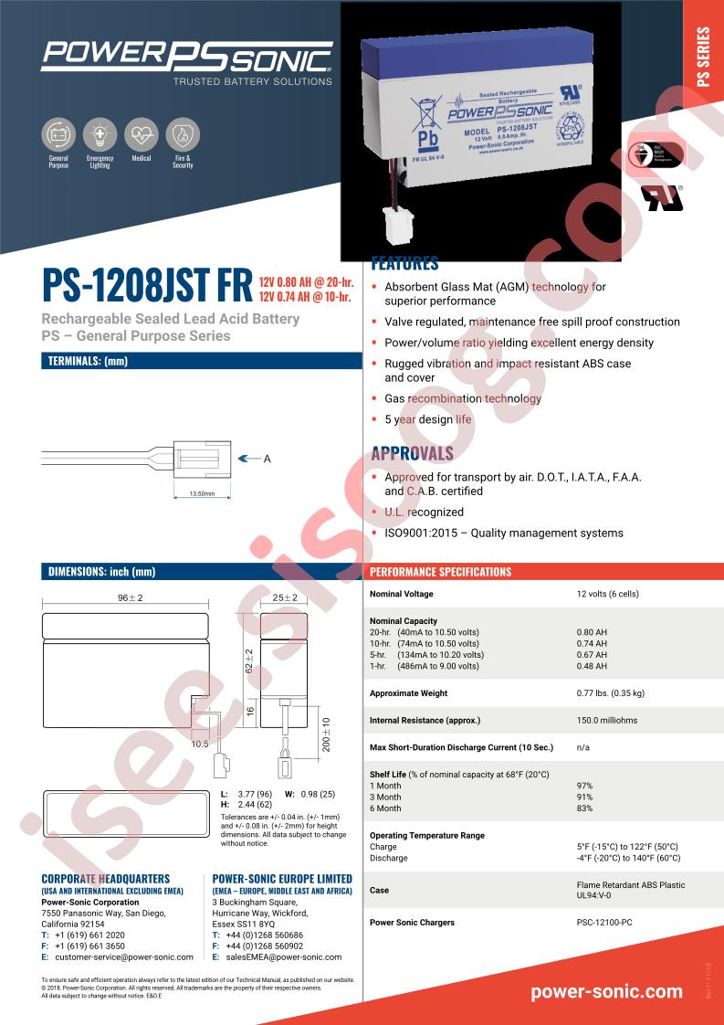 PS-1208JST-FR