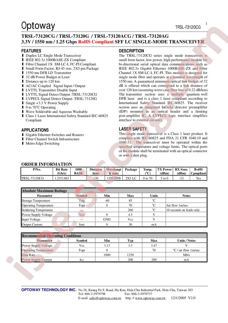 TRSL-73120CG