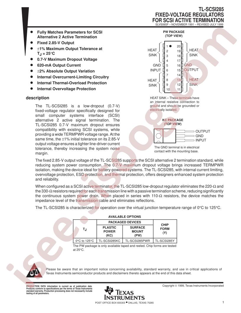 TL-SCSI285PW