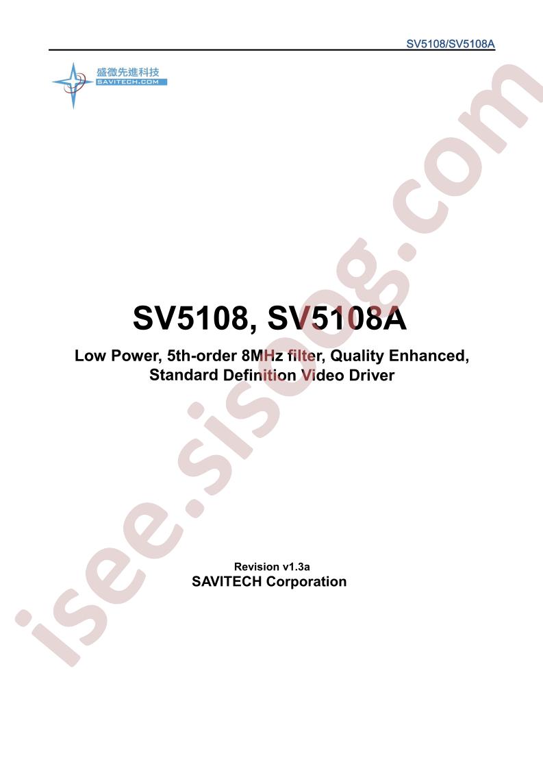 SV5108-08SP-TR2