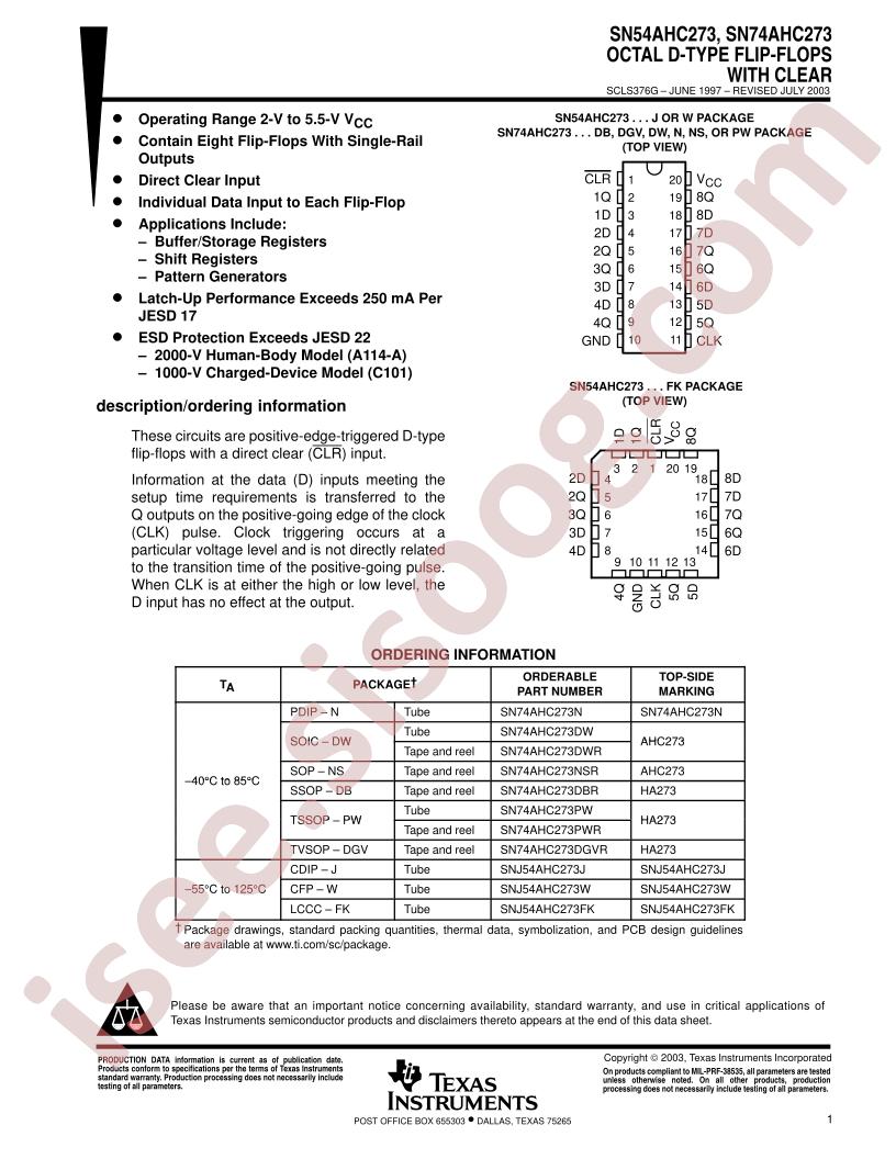 SN54AHC273_08