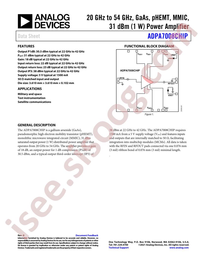 ADPA7008CHIP