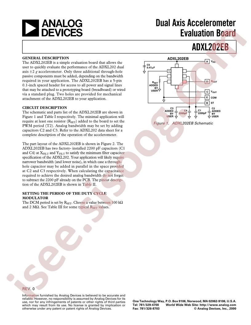 ADXL202EB
