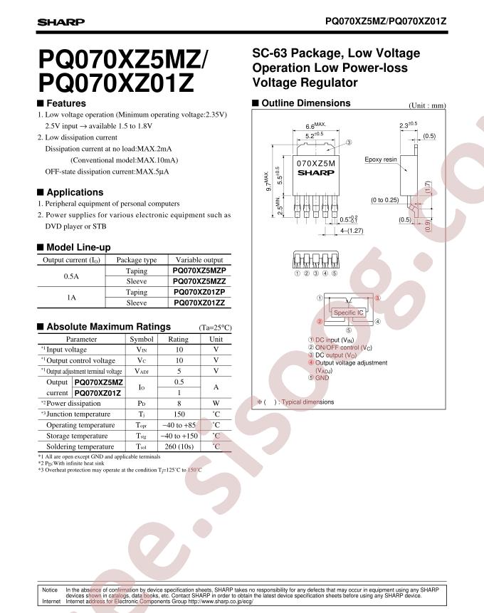 PQ070XZ5MZ