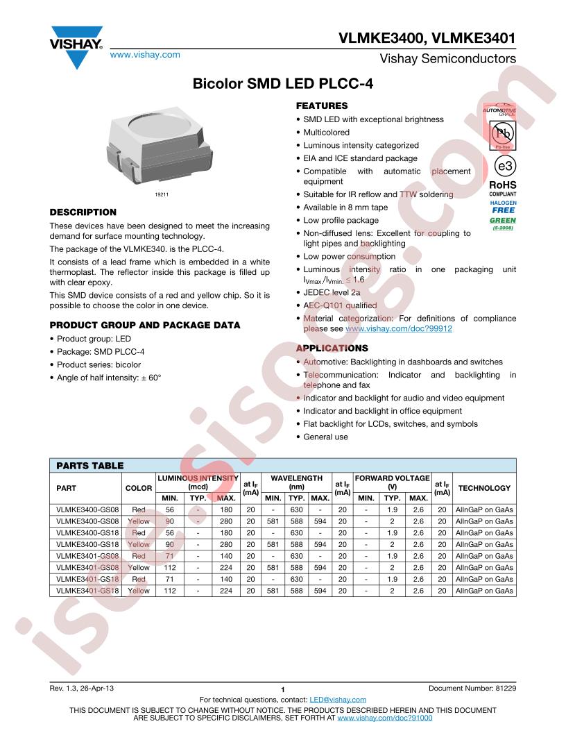 VLMKE3400-GS18