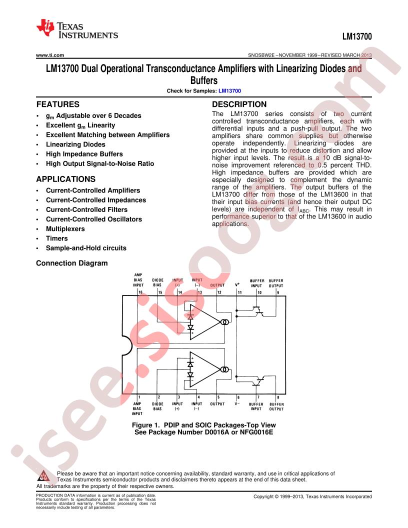 LM13700MX