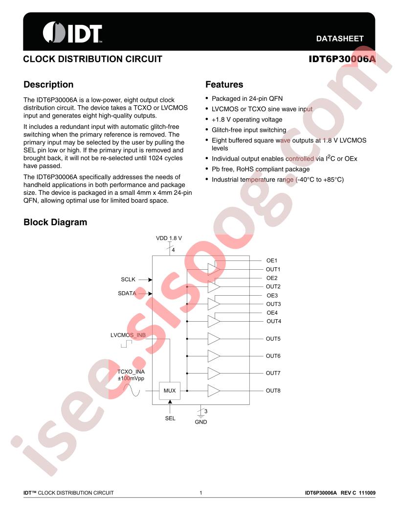 IDT6P30006A