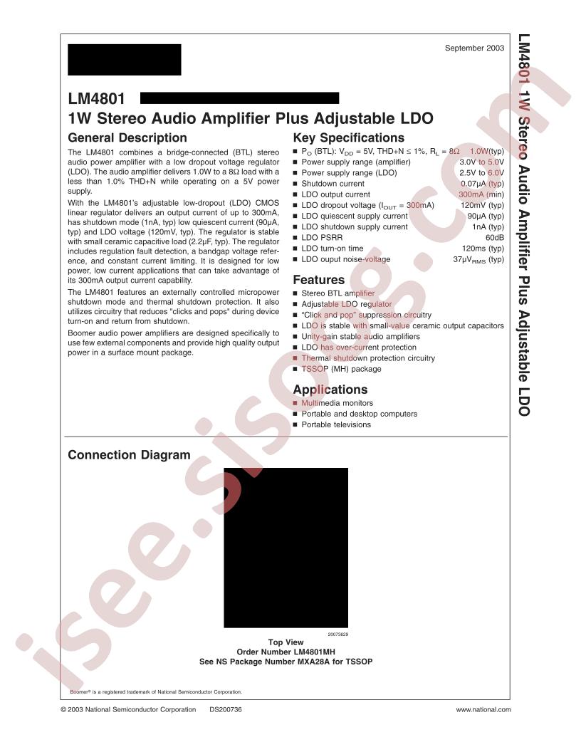 LM4801MH