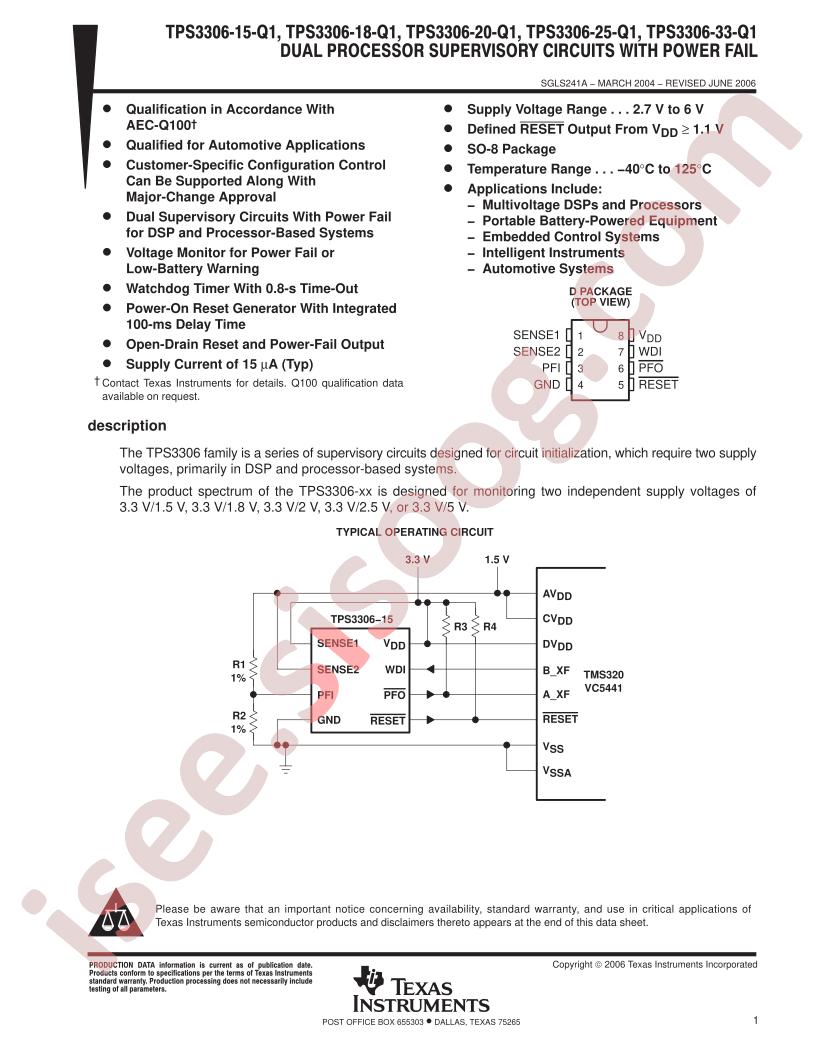 TPS3306-15-Q1