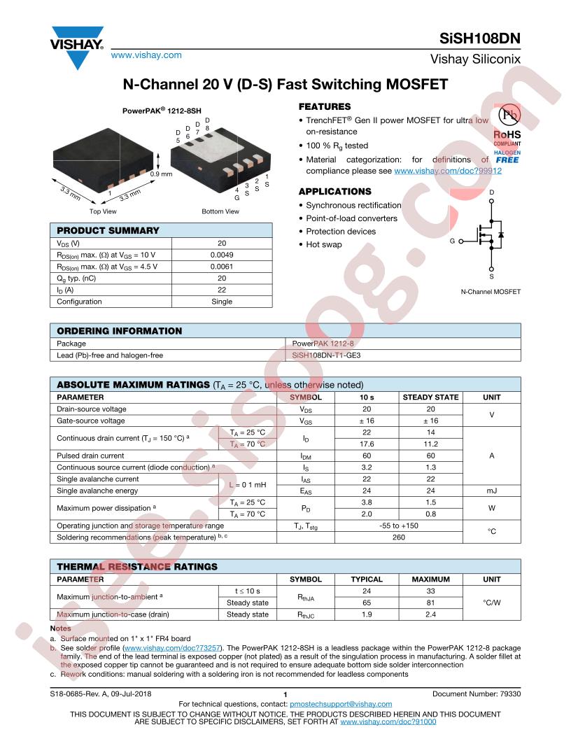 SISH108DN-T1-GE3