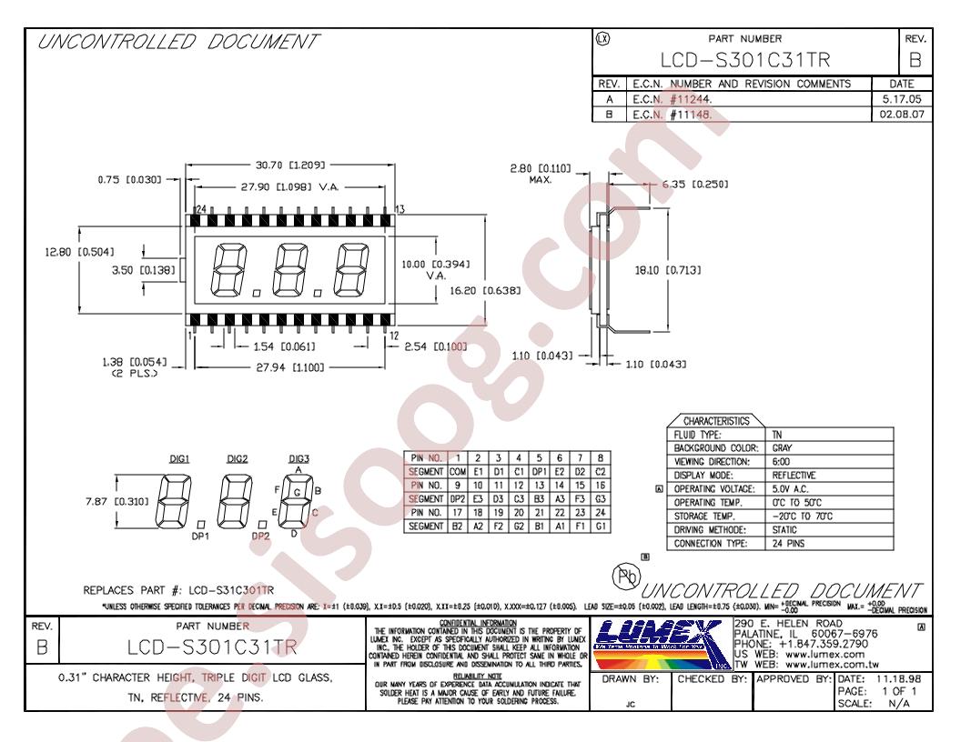 LCD-S301C31TR