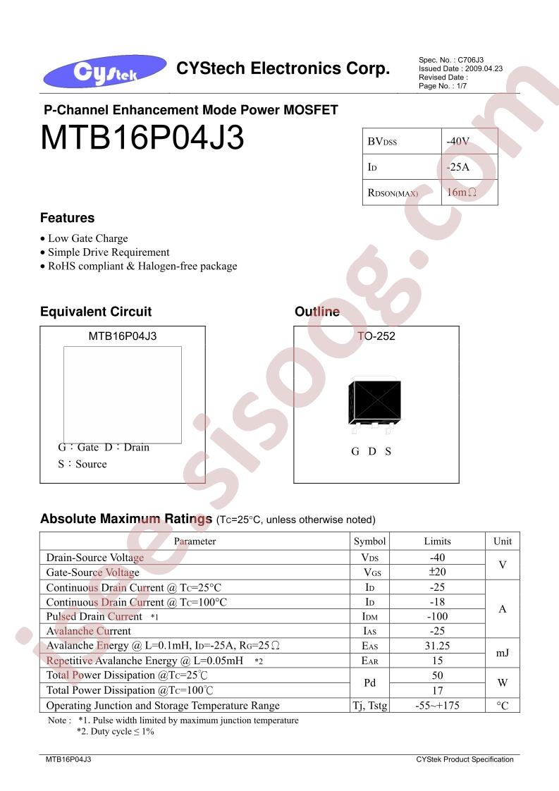 MTB16P04J3