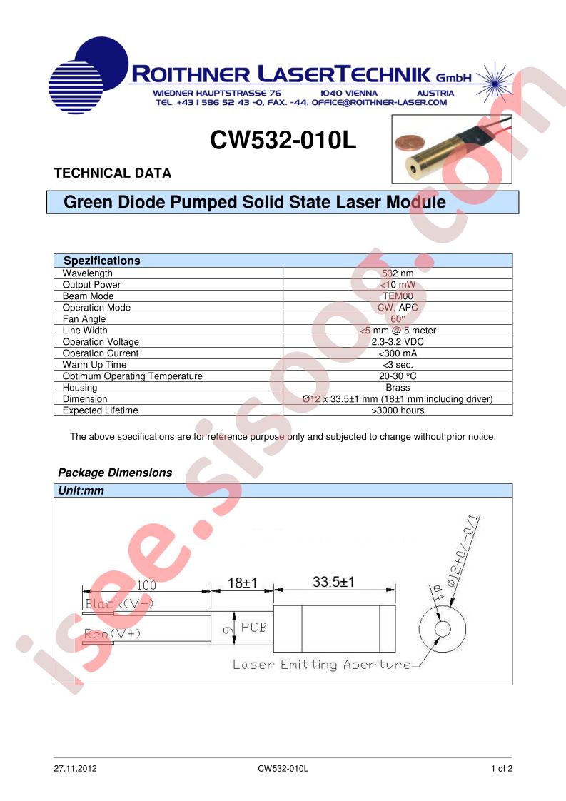 CW532-010L