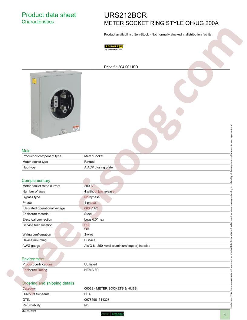 URS212BCR
