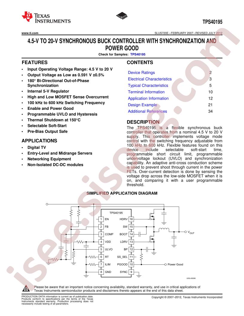 TPS40195RGYTG4