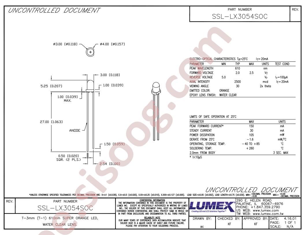 SSL-LX3054SOC