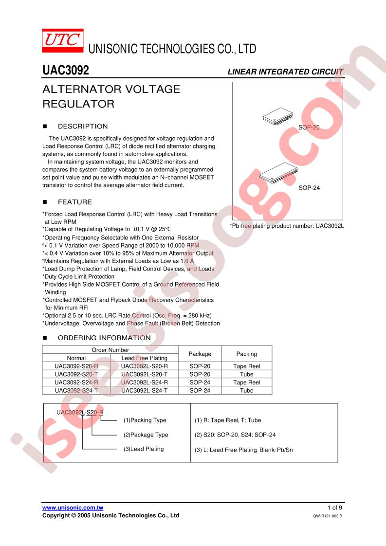 UAC3092-S24-T