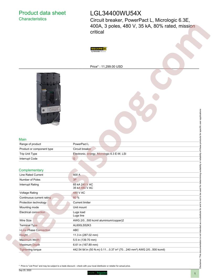LGL34400WU54X
