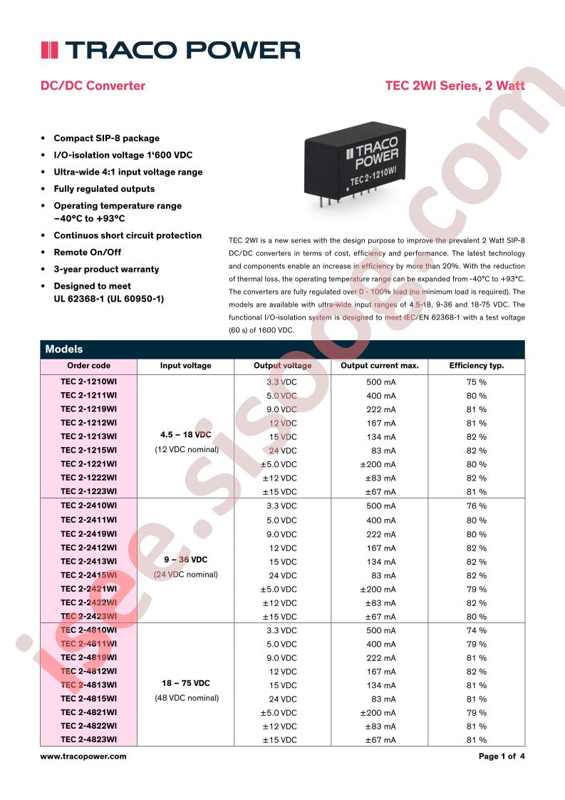 TEC2-1211WI