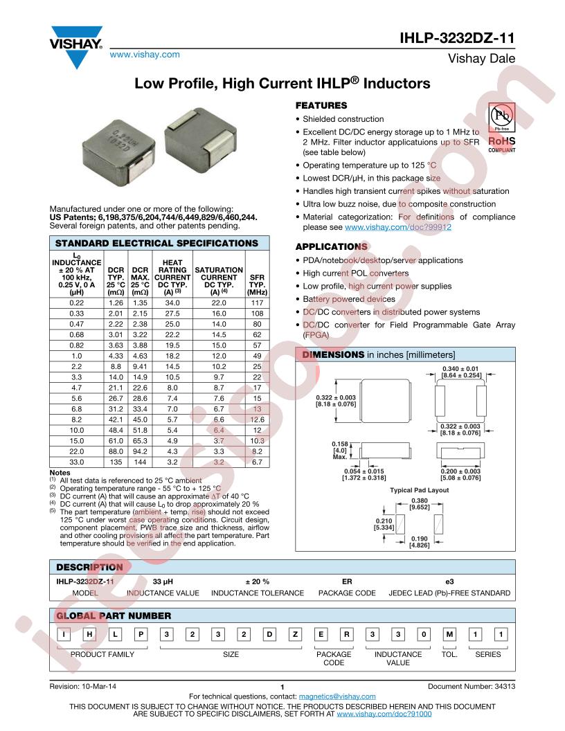 IHLP-3232DZ-11